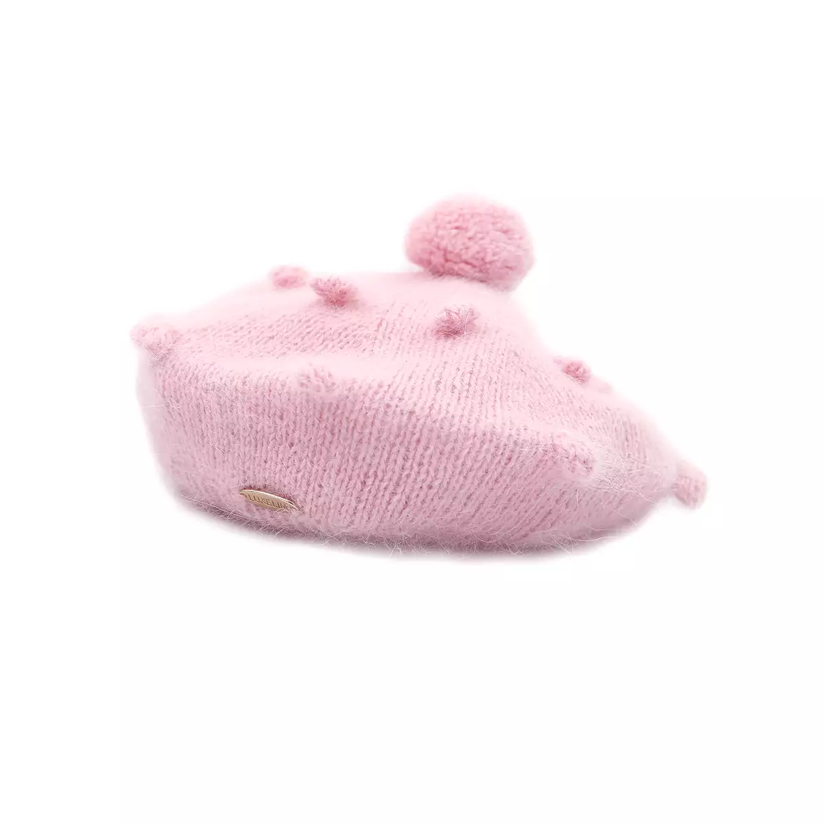 Angora Pink Beret