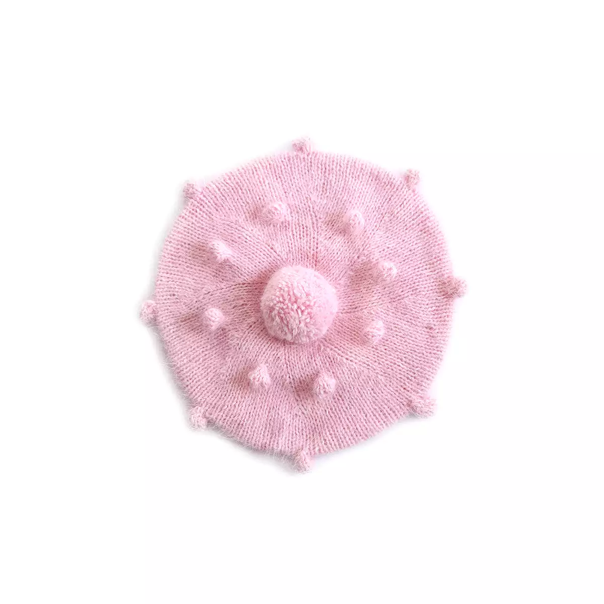 Angora Pink Beret