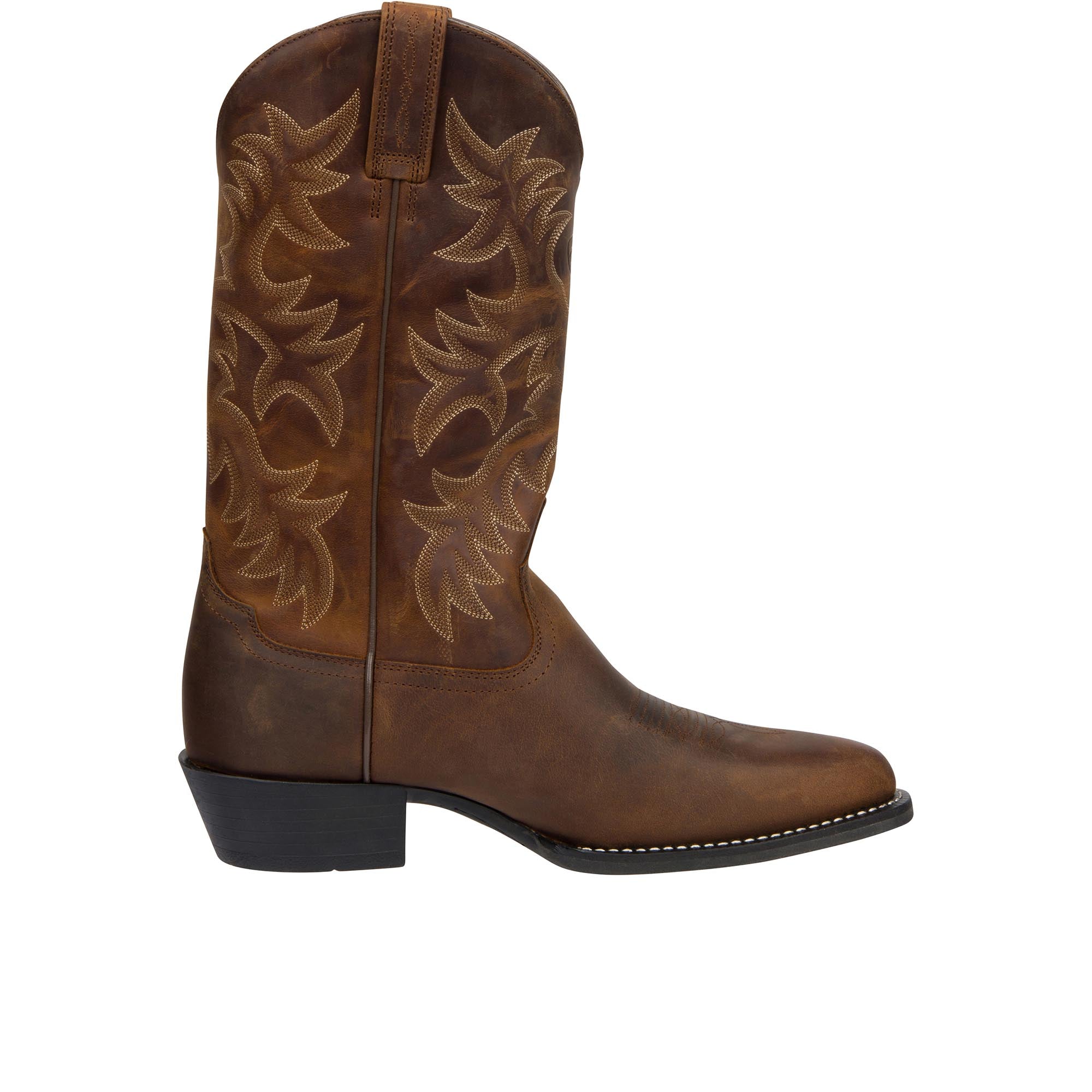 Ariat Heritage Western R Toe Distressed Brown