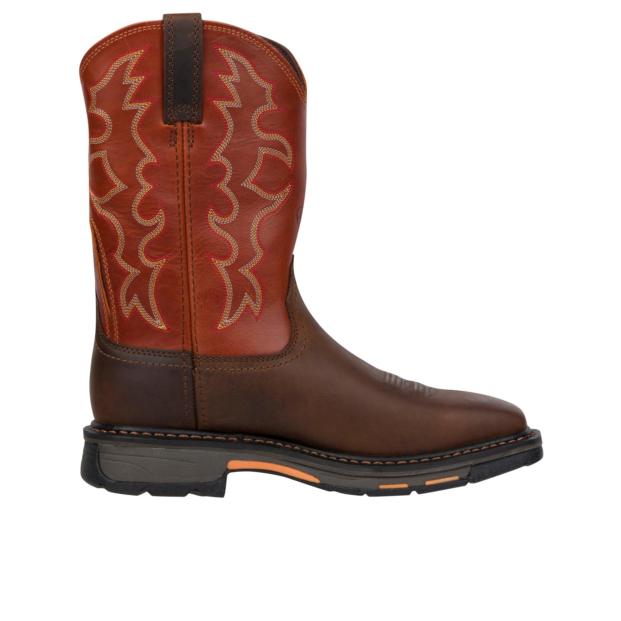 Ariat WorkHog Wide Square Toe Soft Toe Dark Earth Brick