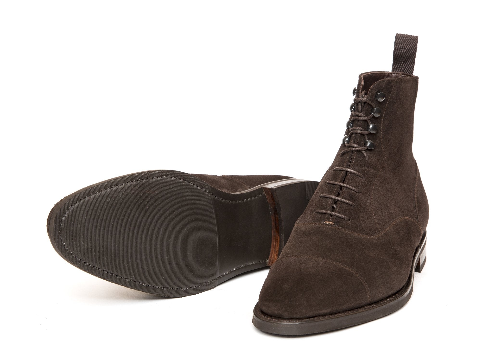 Ashworth - MTO - Dark Brown Suede - TMG Last - City Rubber Sole