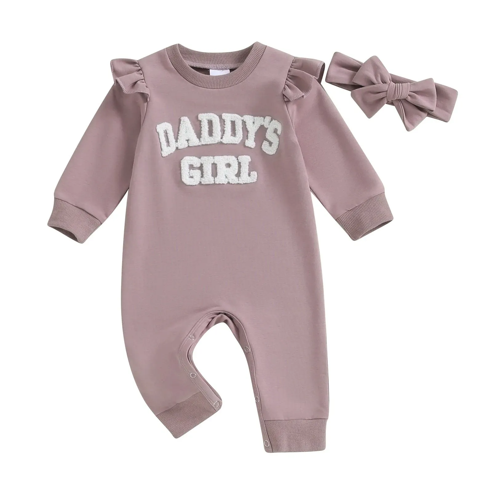 Baby Girls Letters Jumpsuits Wholesale 231130257