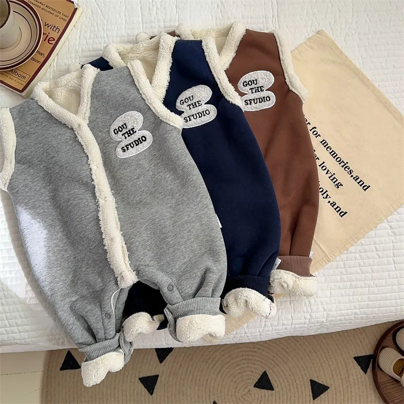 Baby Kid Boys Solid Color Jumpsuits Wholesale 231130266