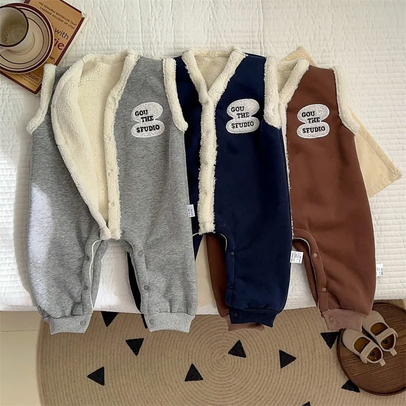 Baby Kid Boys Solid Color Jumpsuits Wholesale 231130266