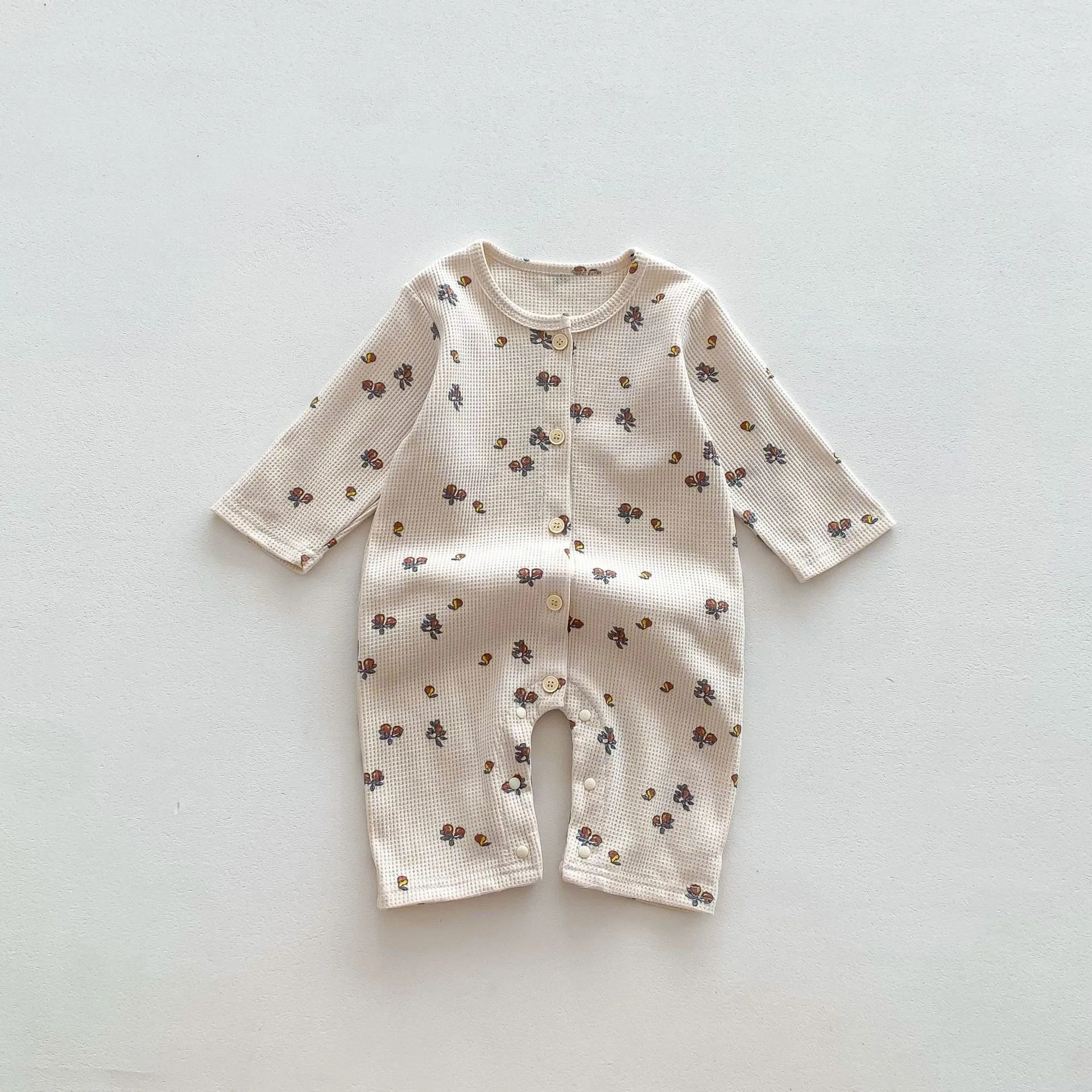 Baby Kid Girls Flower Fruit Print Jumpsuits Wholesale 23101926