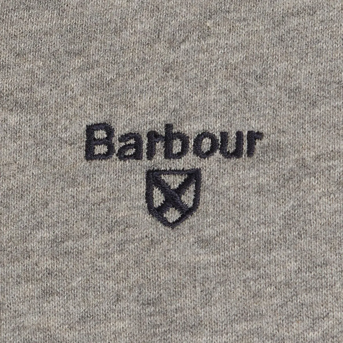 Barbour - Half Snap Sweatshirt in Grey Marl