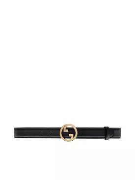 Belt with round logo