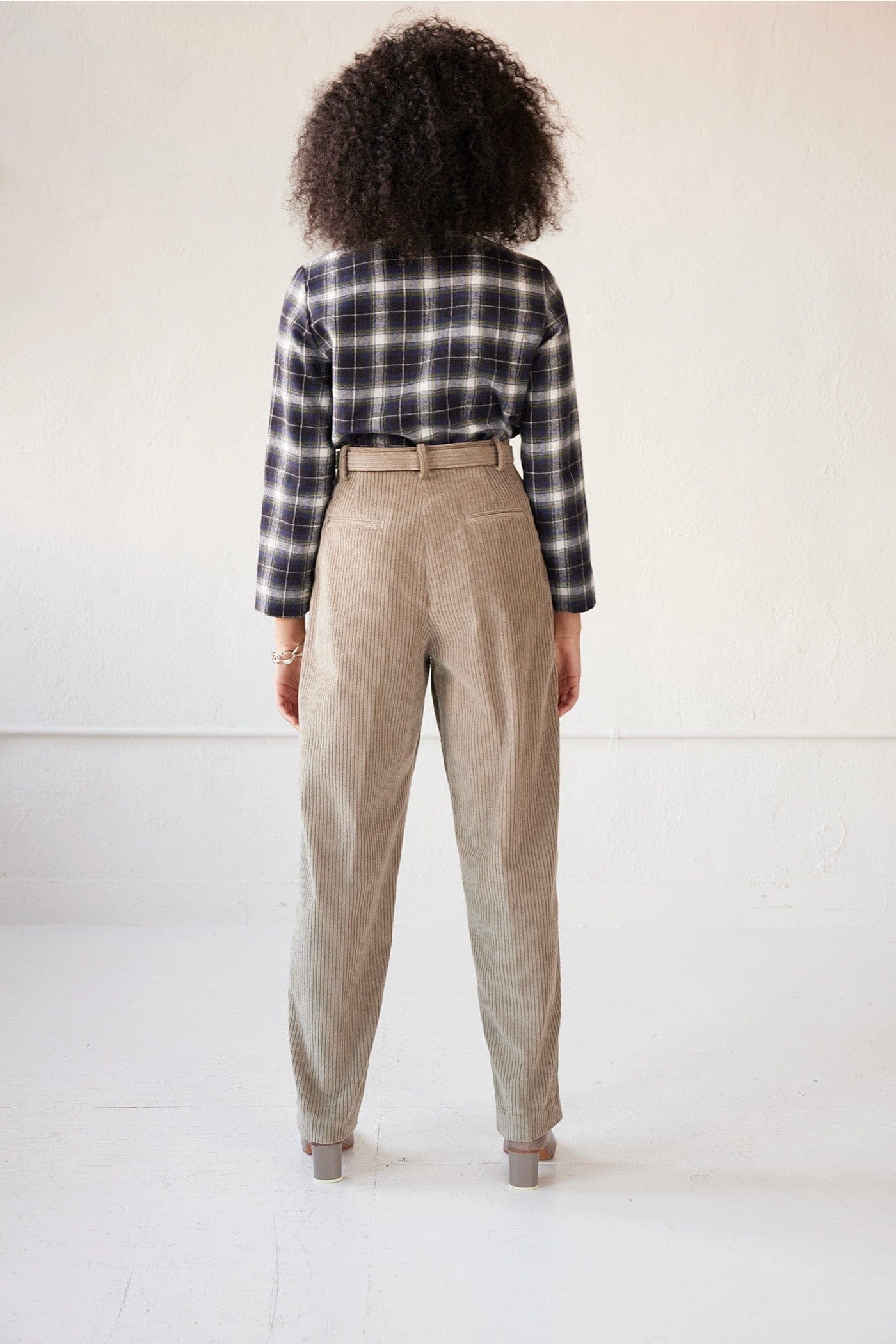 Binty Blouse in Japanese Flannel