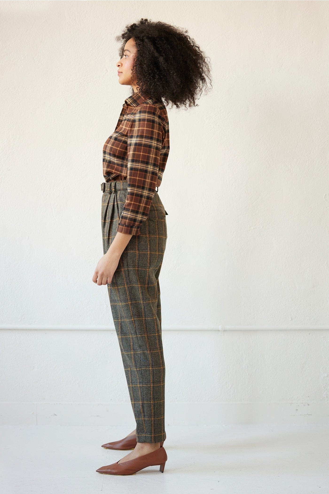 Binty Blouse in Japanese Flannel