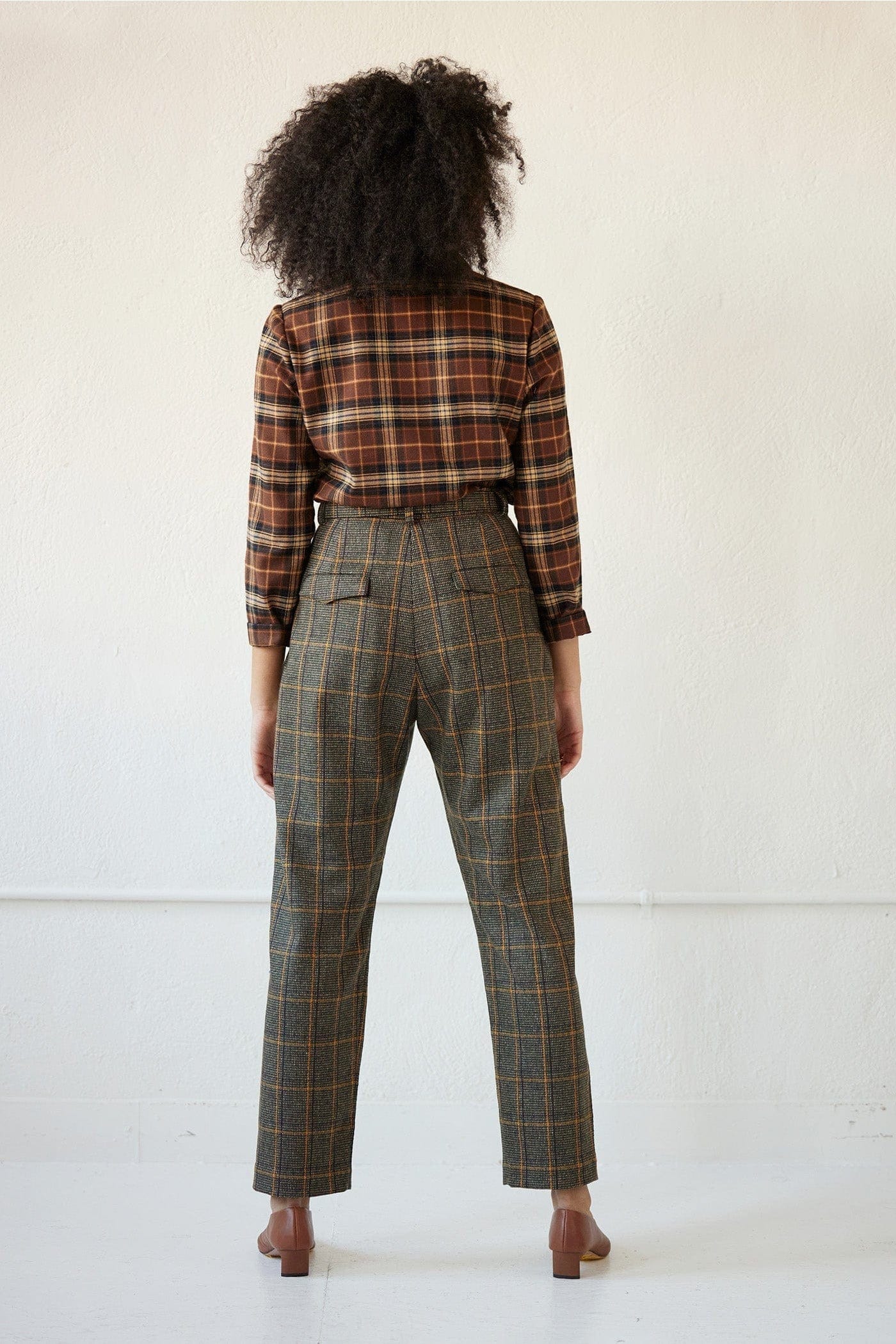 Binty Blouse in Japanese Flannel