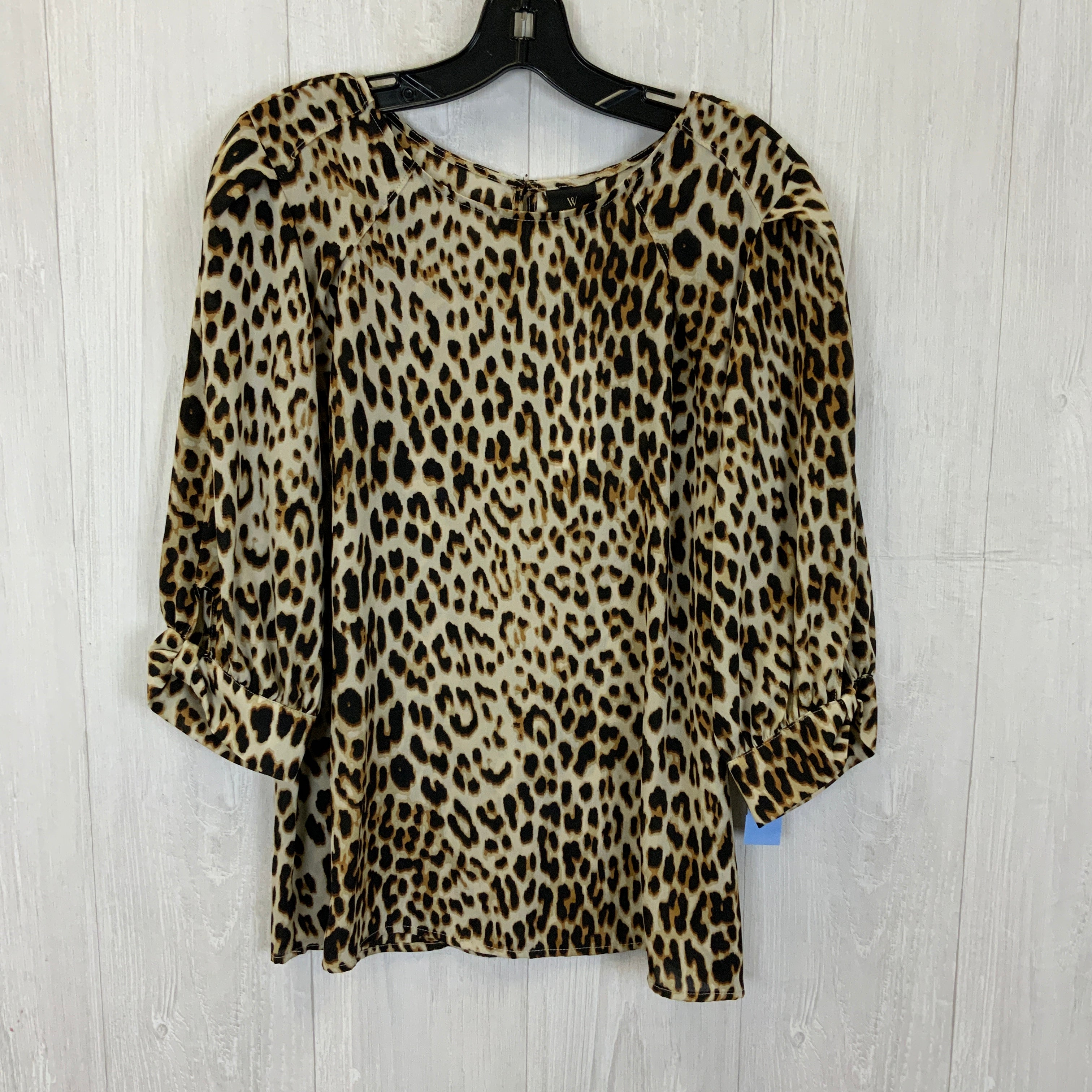 Blouse 3/4 Sleeve By Worthington  Size: L