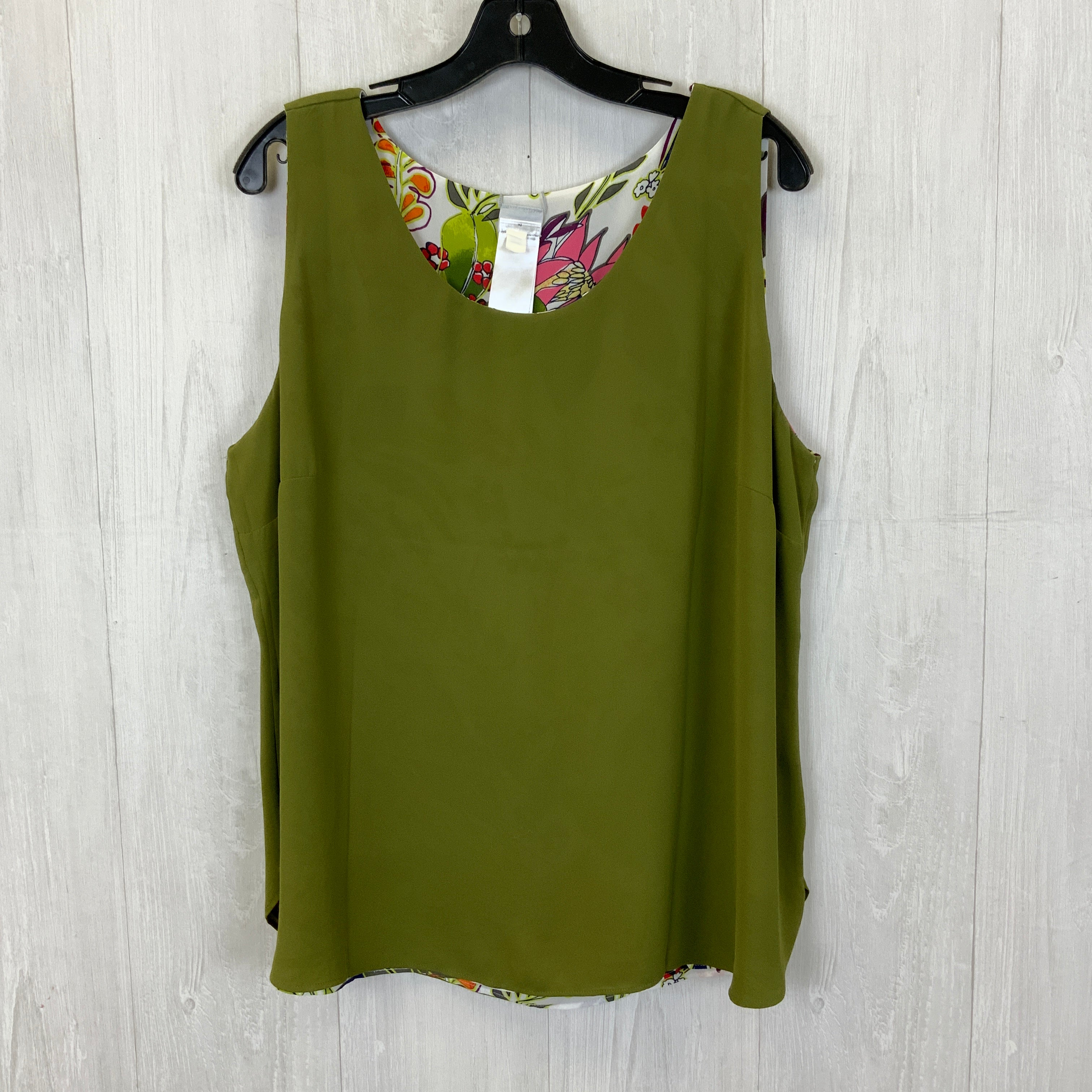 Blouse Sleeveless By Chicos  Size: 1x