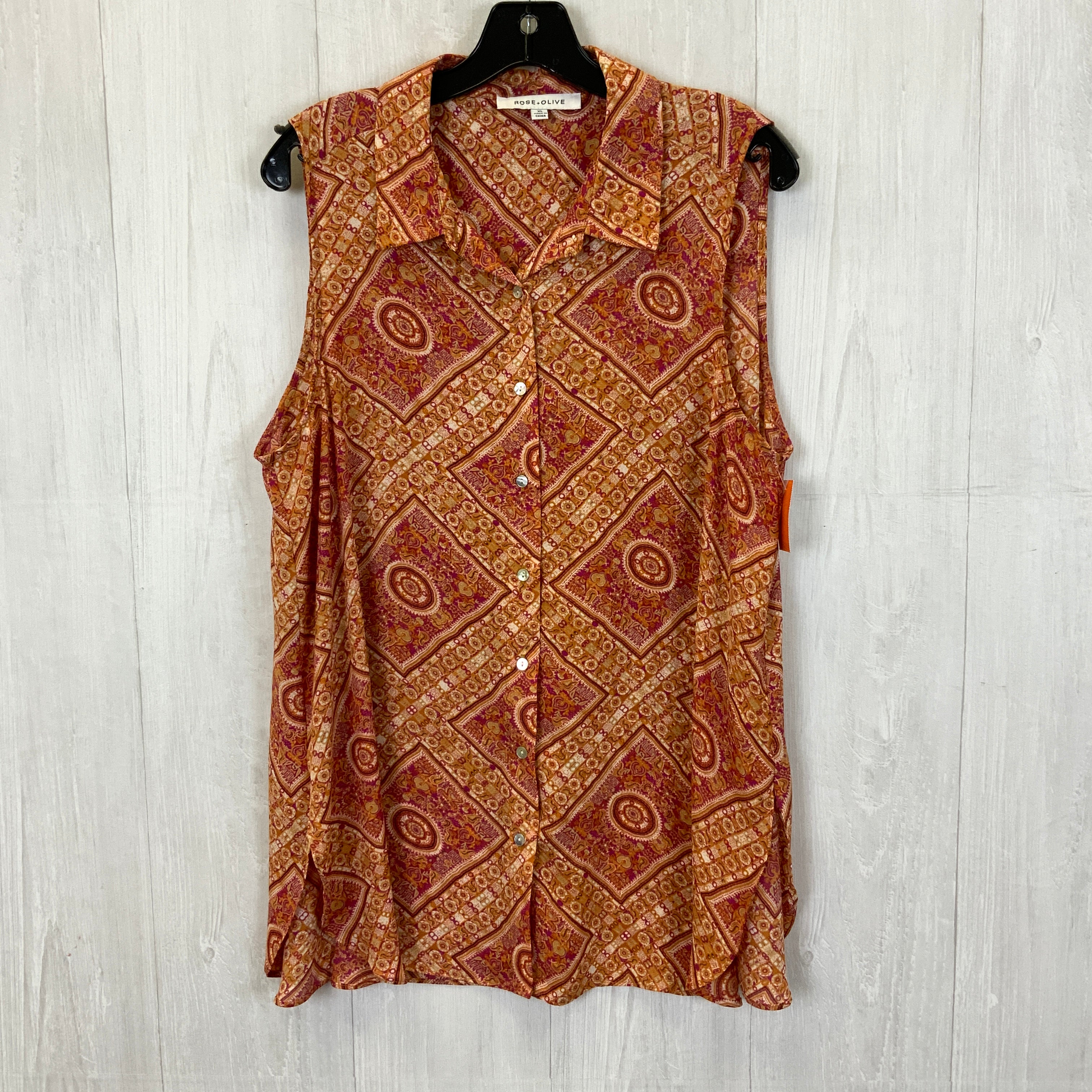 Blouse Sleeveless By Rose And Olive  Size: Xl