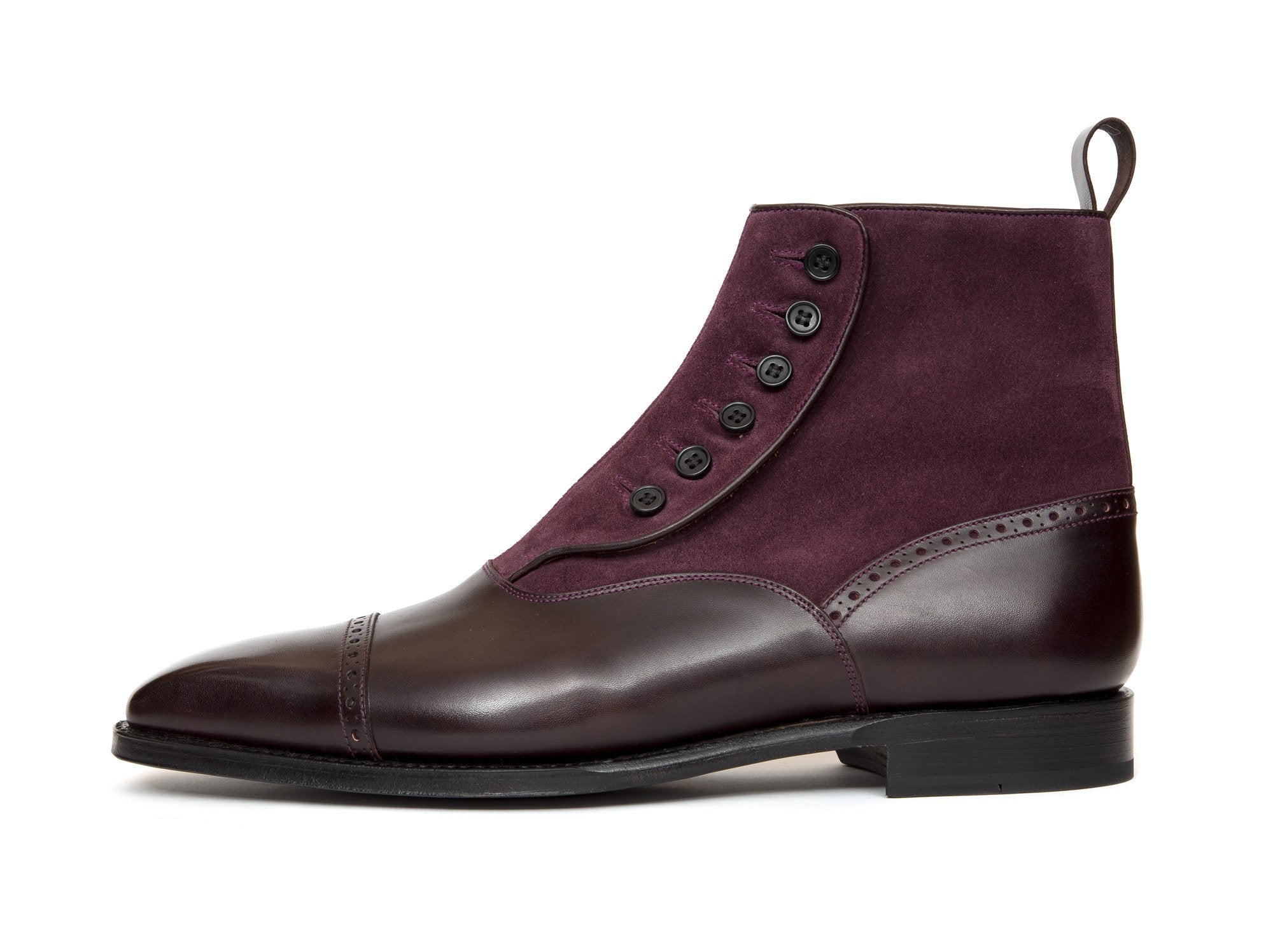 Blue Ridge - MTO - Plum Museum Calf / Regal Purple Suede - MGF Last - Single Leather Sole