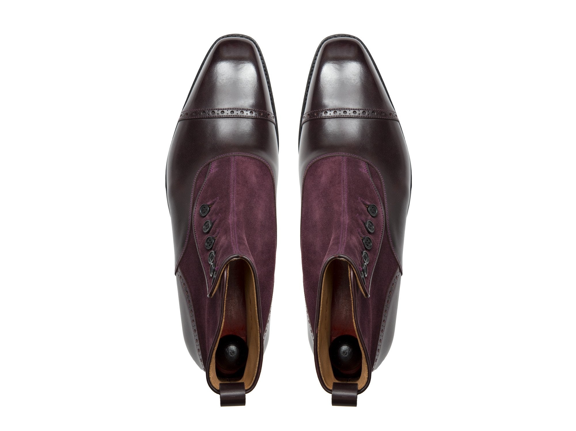 Blue Ridge - MTO - Plum Museum Calf / Regal Purple Suede - MGF Last - Single Leather Sole