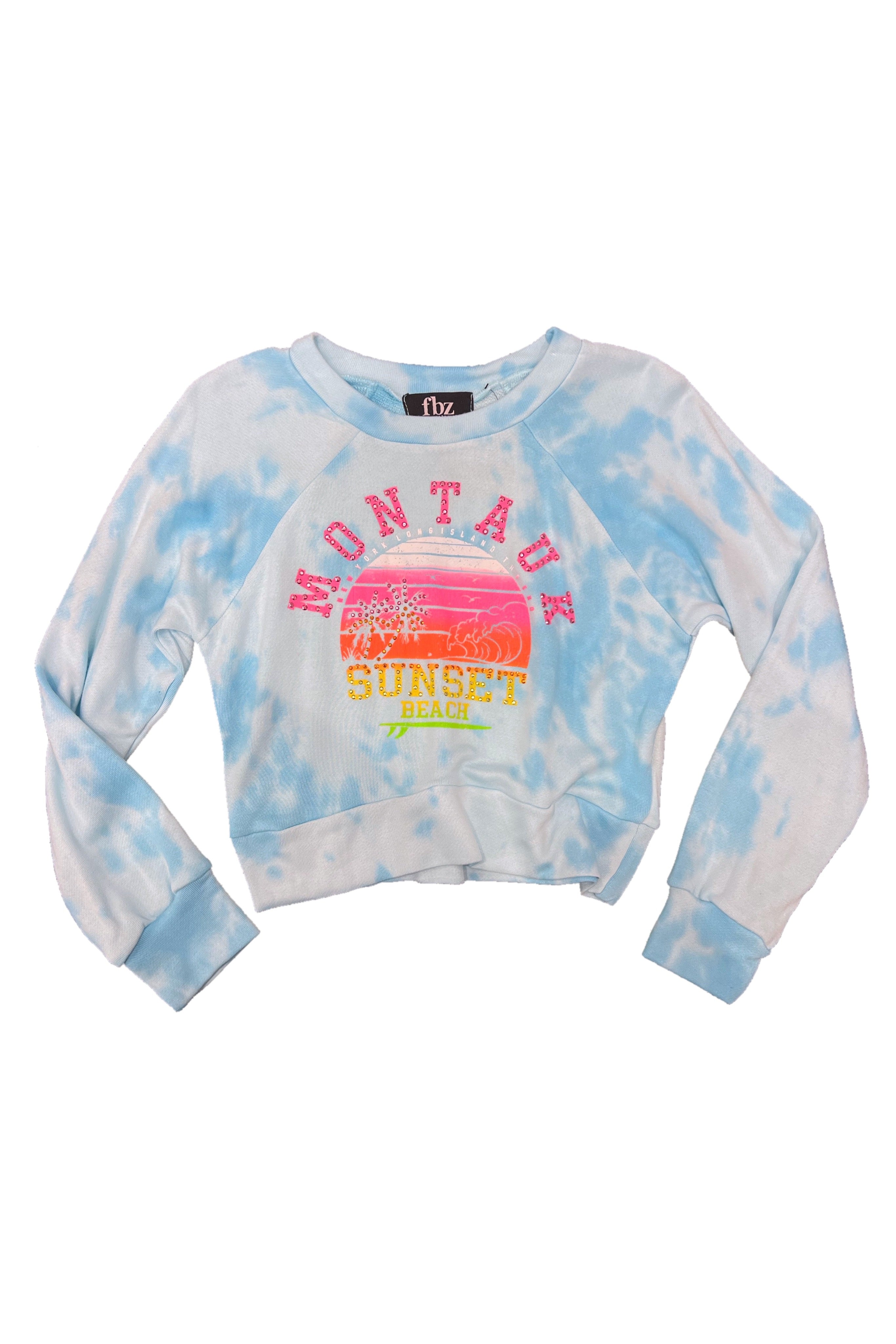 Blue Tie Dye Montauk Sweatshirt