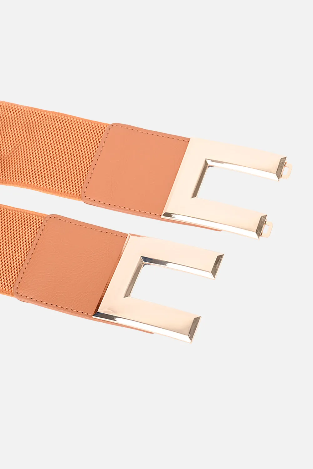 Broad Rectangle Buckle Belt