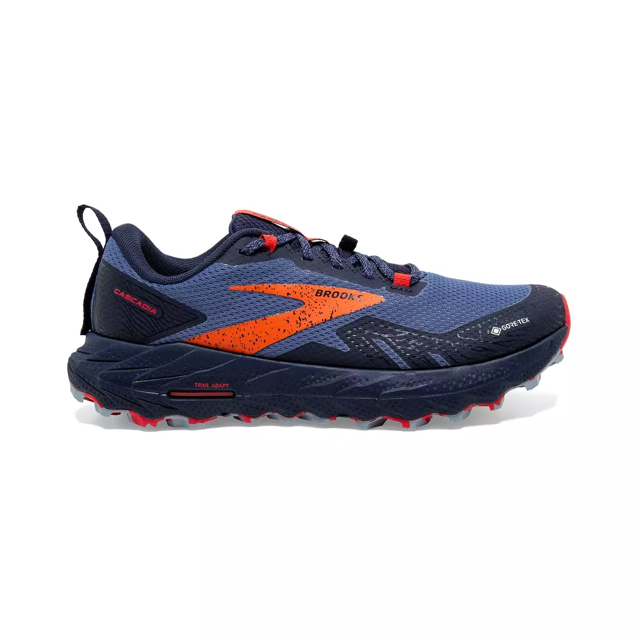 Brooks Cascadia 17 GTX (Womens) - Navy/Bittersweet/Peacoat