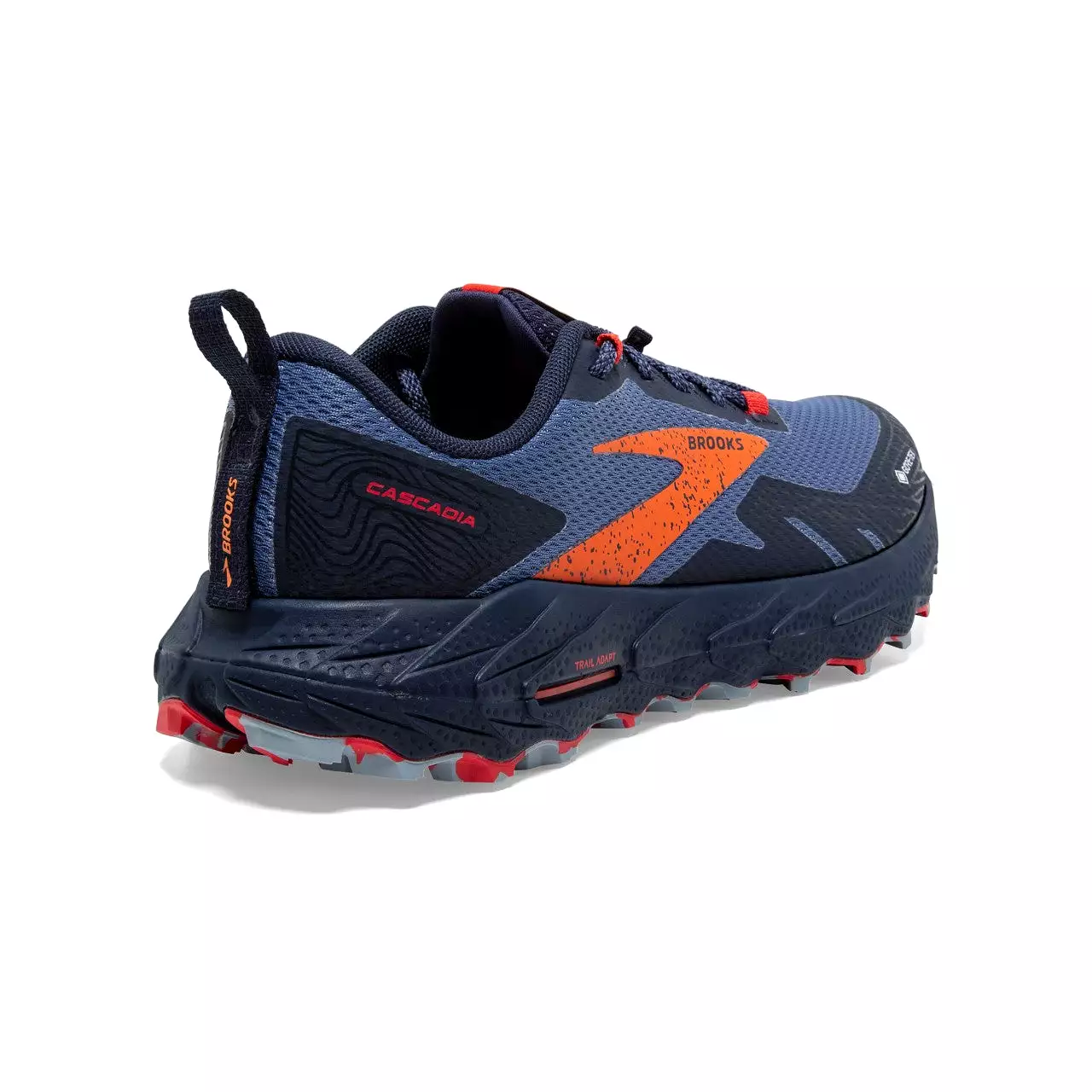 Brooks Cascadia 17 GTX (Womens) - Navy/Bittersweet/Peacoat