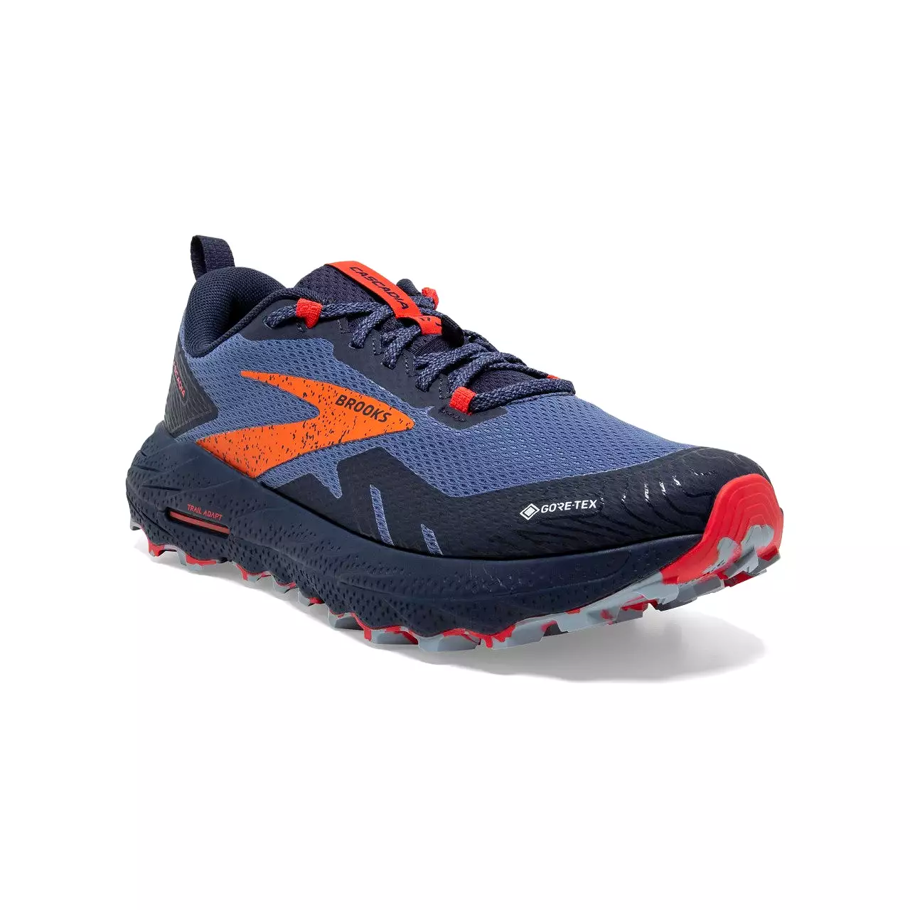 Brooks Cascadia 17 GTX (Womens) - Navy/Bittersweet/Peacoat