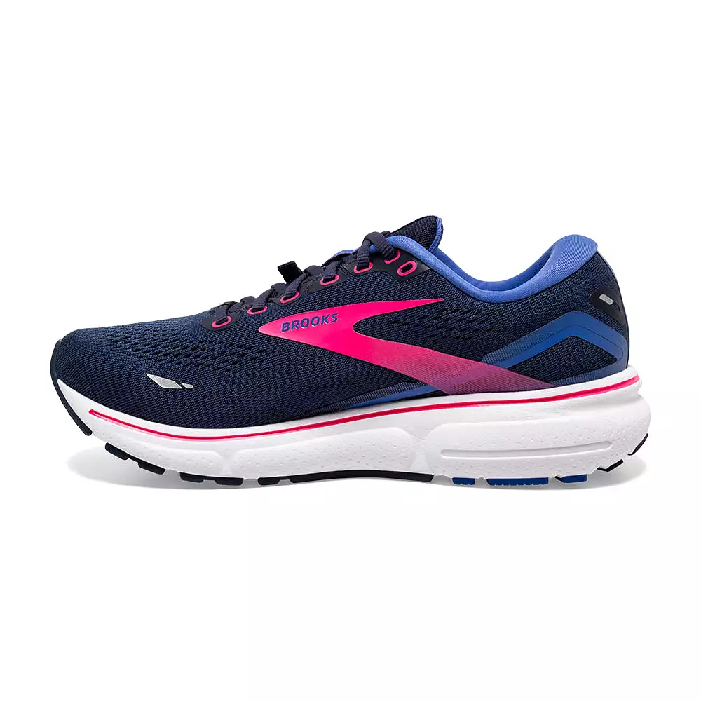 Brooks Ghost 15 GTX (Womens) - Peacoat/Blue/Pink