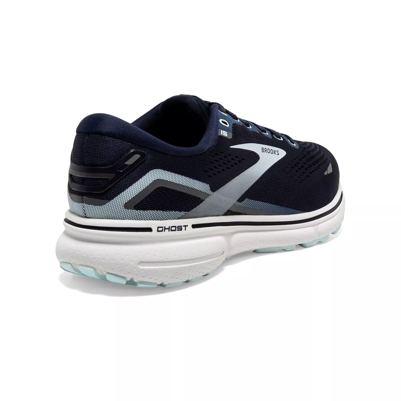 Brooks Ghost 15 Narrow (Womens) - Peacoat/Pearl/Salt Air