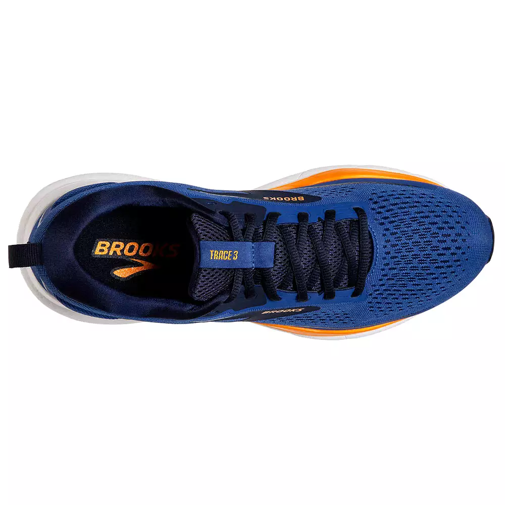 Brooks Trace 3 (Mens) - Blue/Peacoat/Orange