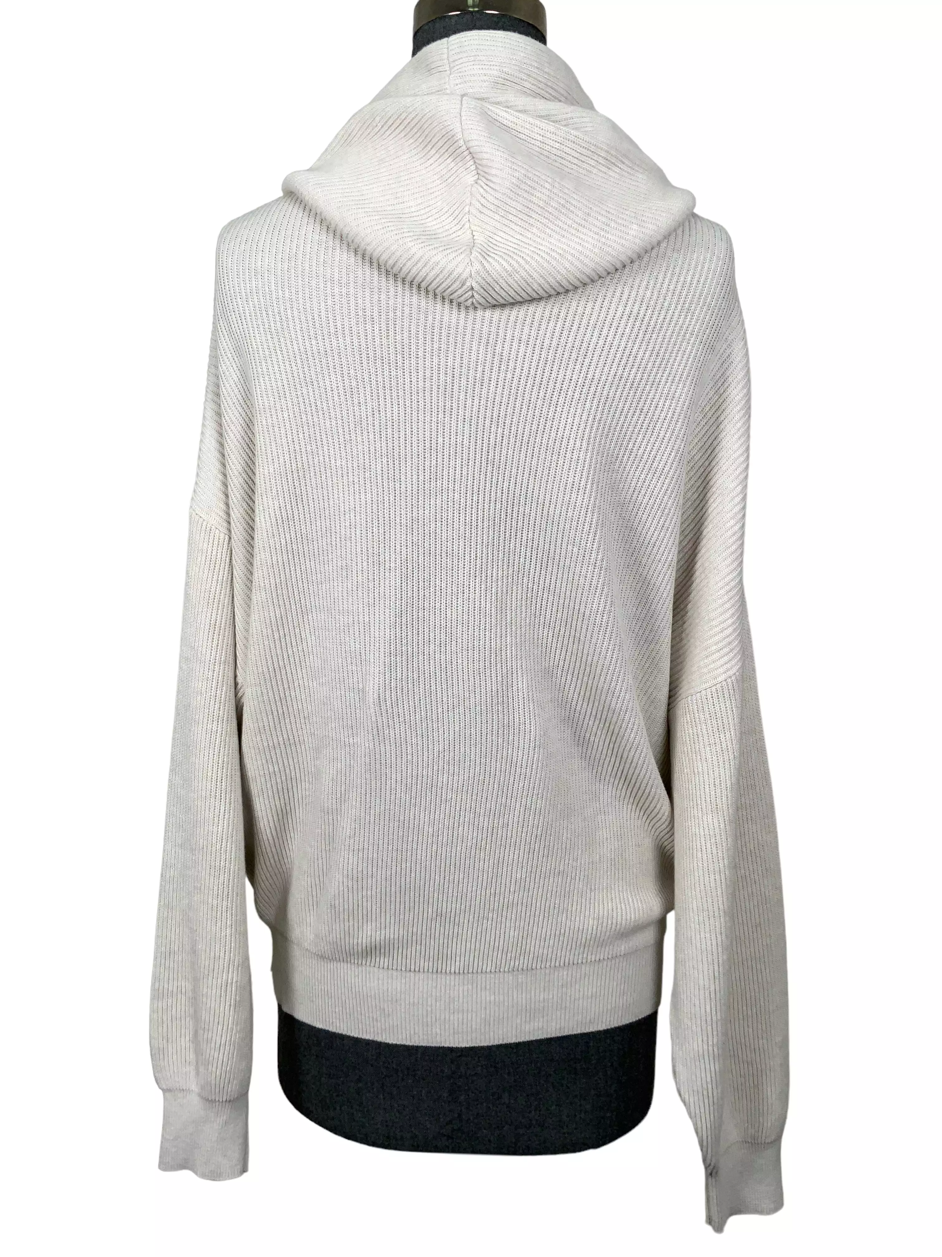 BRUNELLO CUCINELLI Monili-Loop English Rib Hoodie Size M