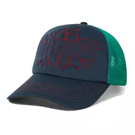 Butter Goods Shock Trucker Cap Navy