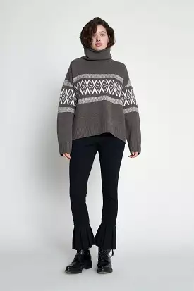 Cabin Sweater | Coffee/Cream