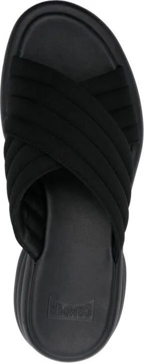 Camper Spiro cross-strap sandals Black