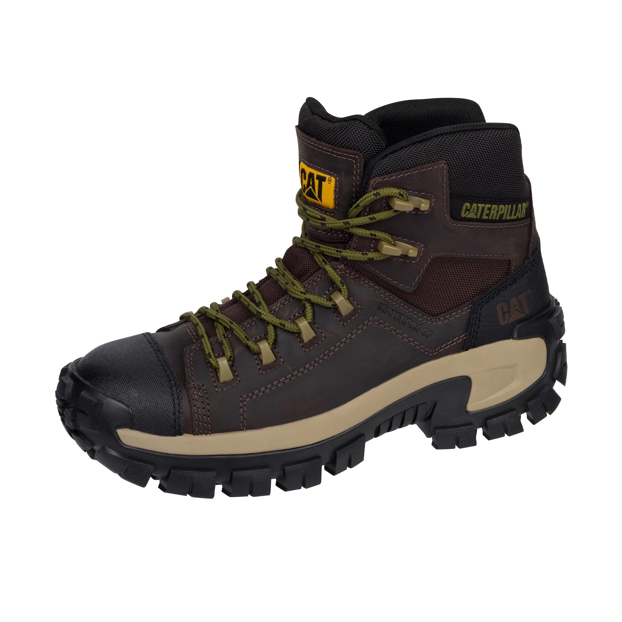 Caterpillar Invader Hiker Composite Toe Coffee Bean