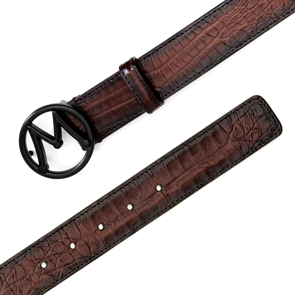 Circle Icon Crocodile Belt