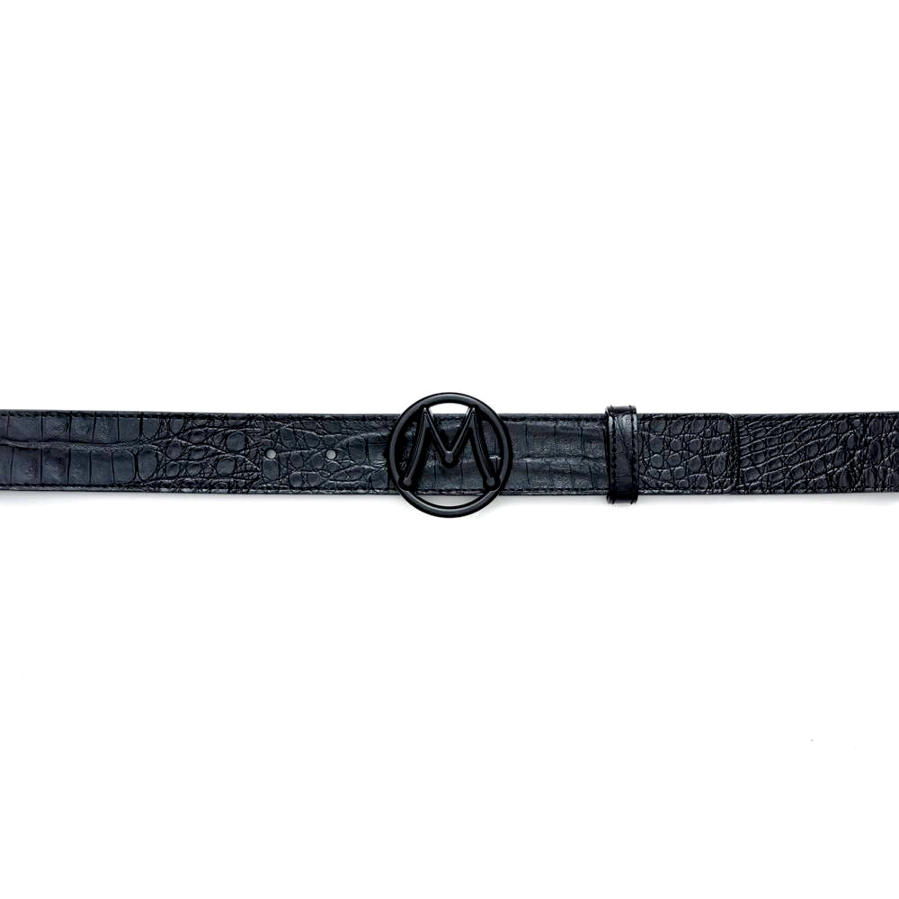 Circle Icon Crocodile Belt