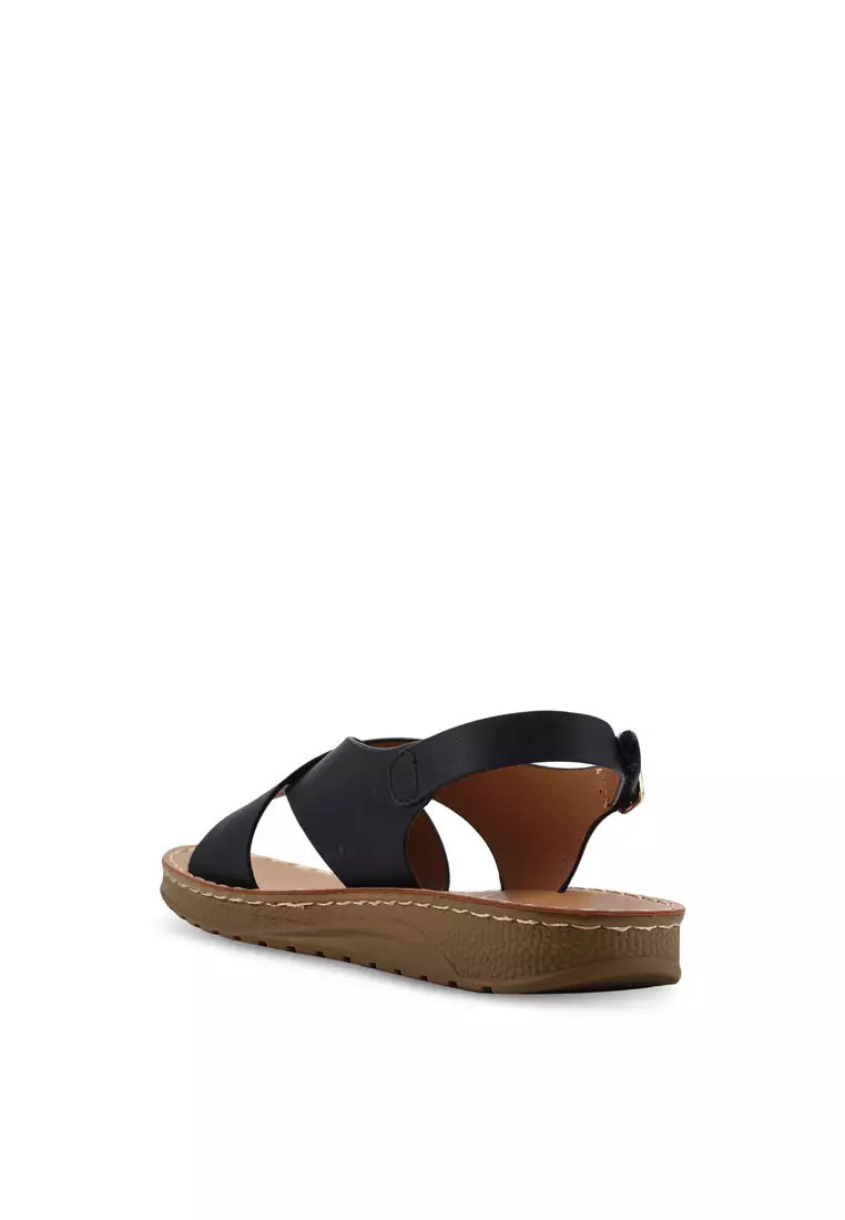 Cross-Strap Sandals