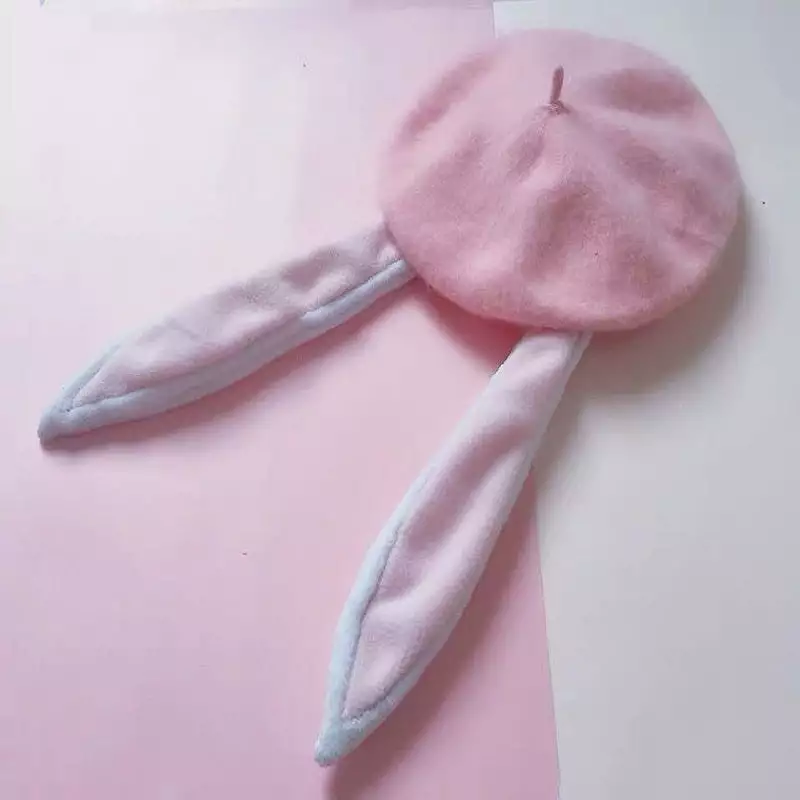 CUTE BUNNY EARS BERET HAT BY51001