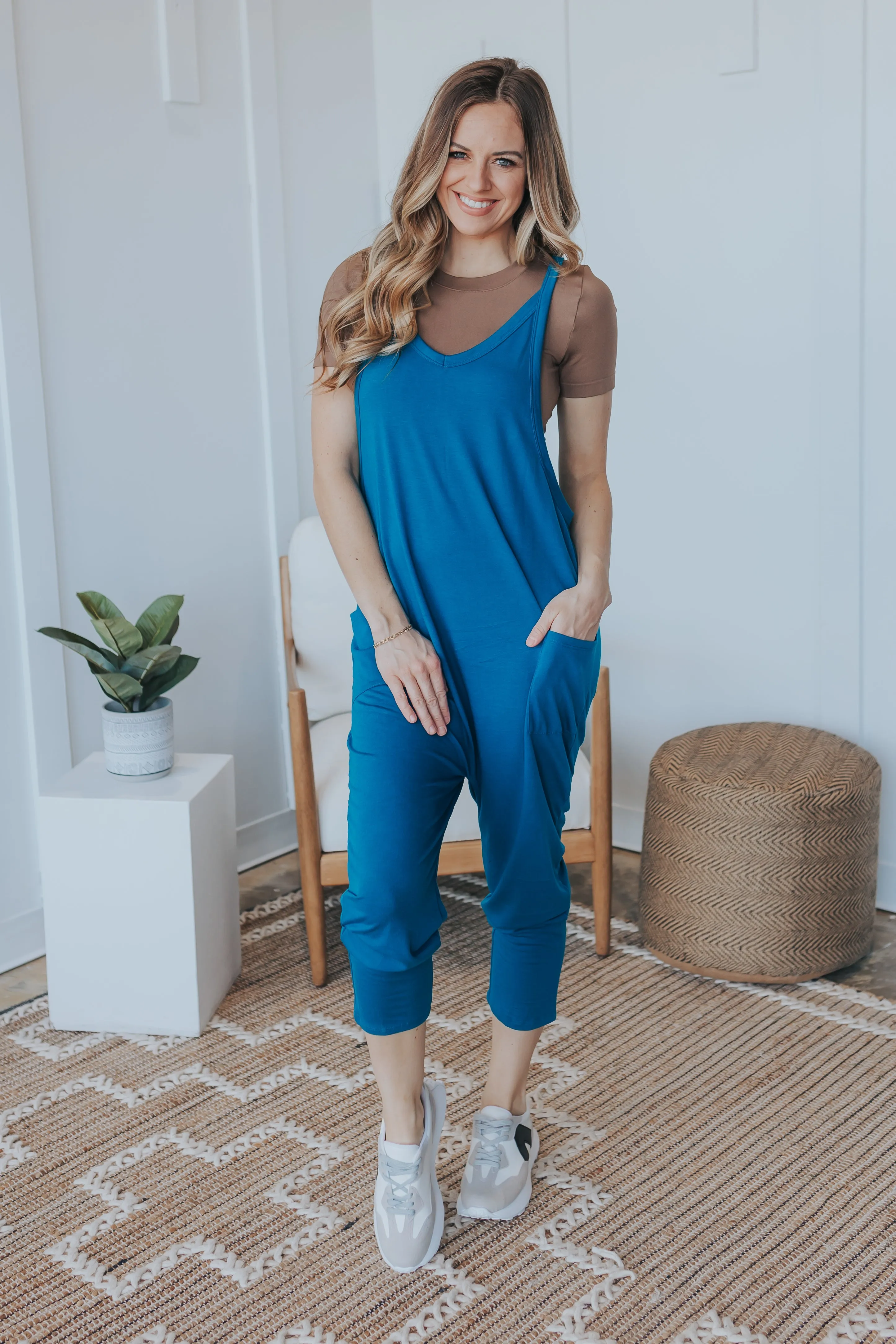 DOORBUSTER! Basic Pocket Jumpsuit - 6 Colors