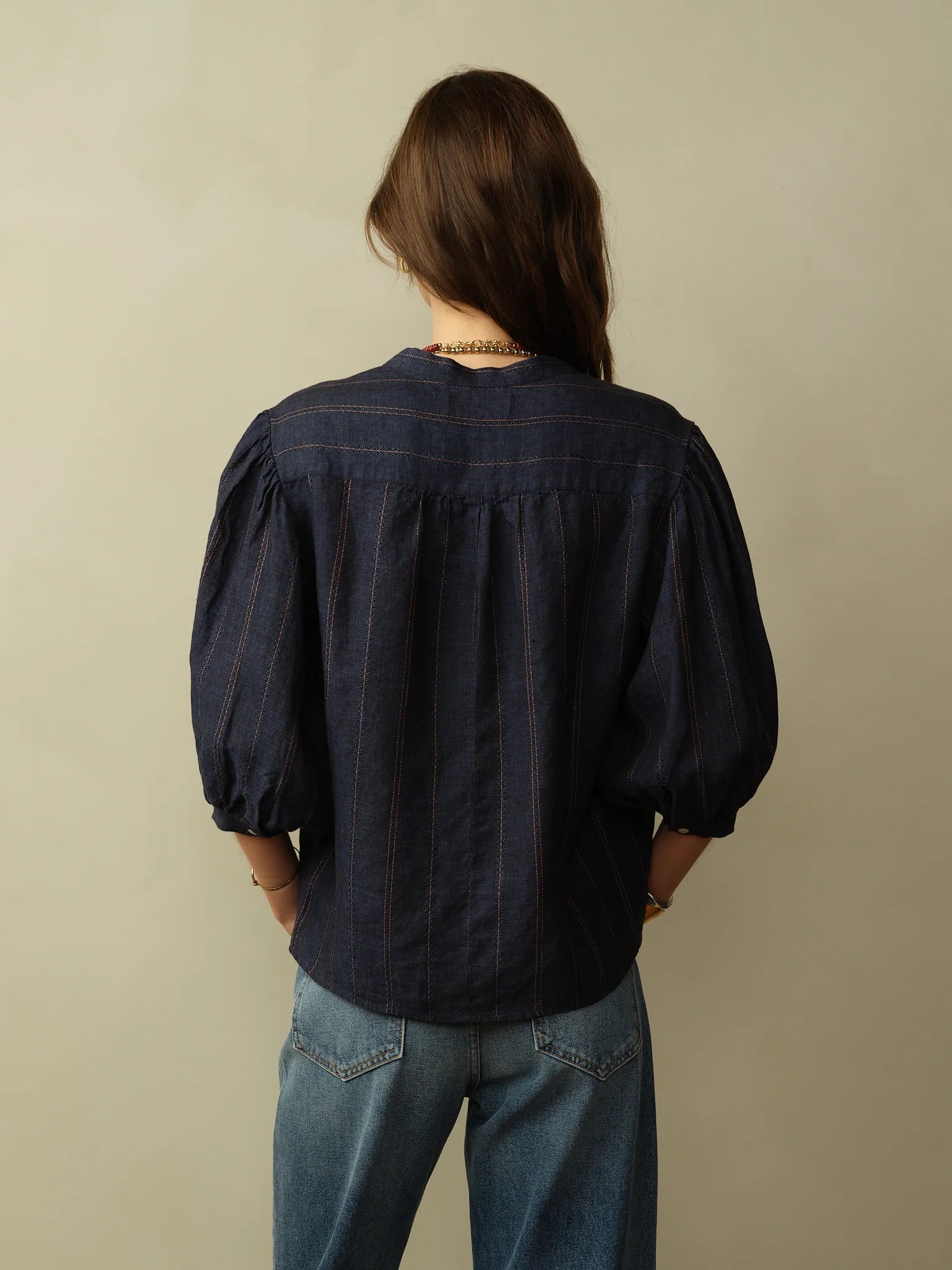 Edith Linen Blouse