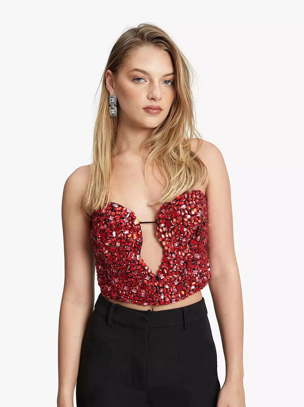 ELENI BEADED BUSTIER