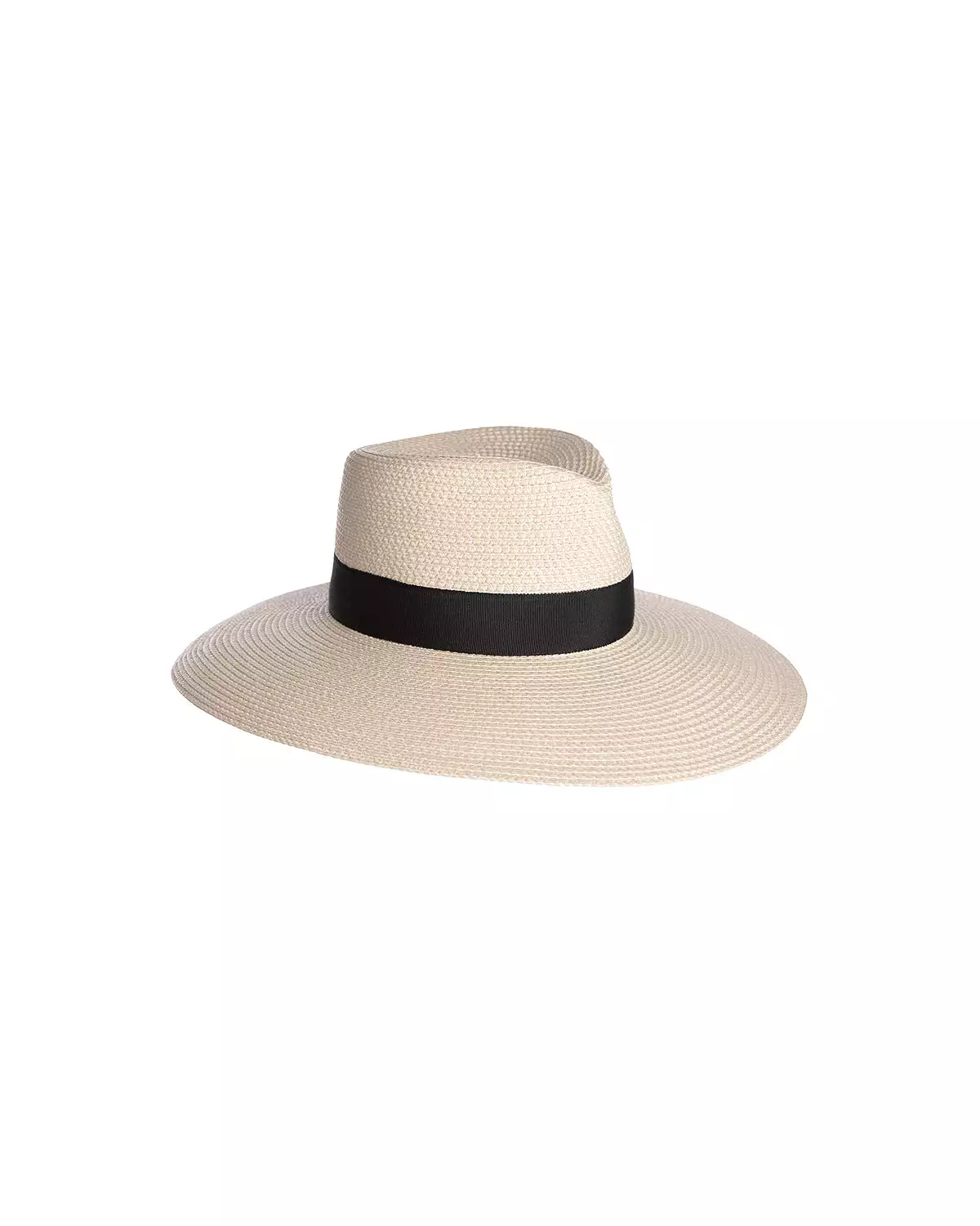 Eric Javits DAPHNE FEDORA HAT - CREAM/BLACK