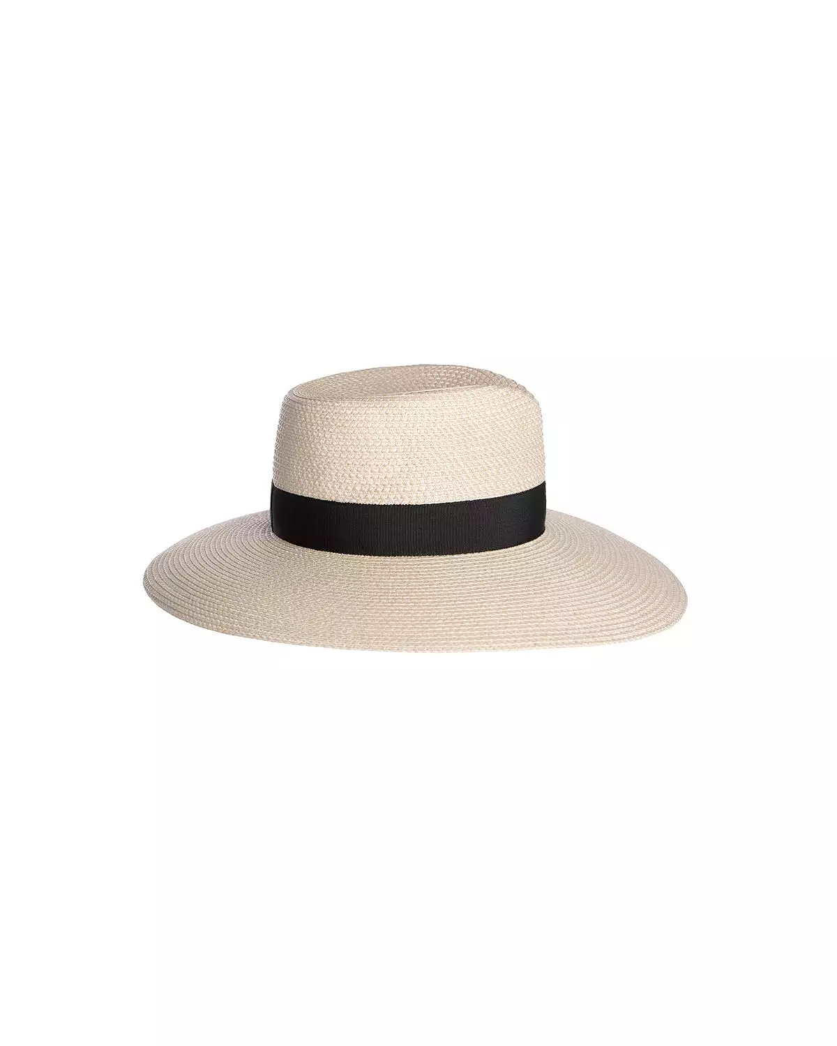 Eric Javits DAPHNE FEDORA HAT - CREAM/BLACK