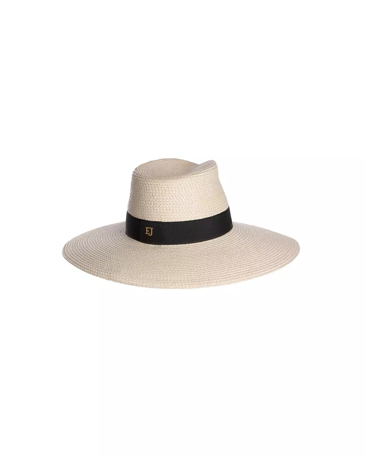 Eric Javits DAPHNE FEDORA HAT - CREAM/BLACK