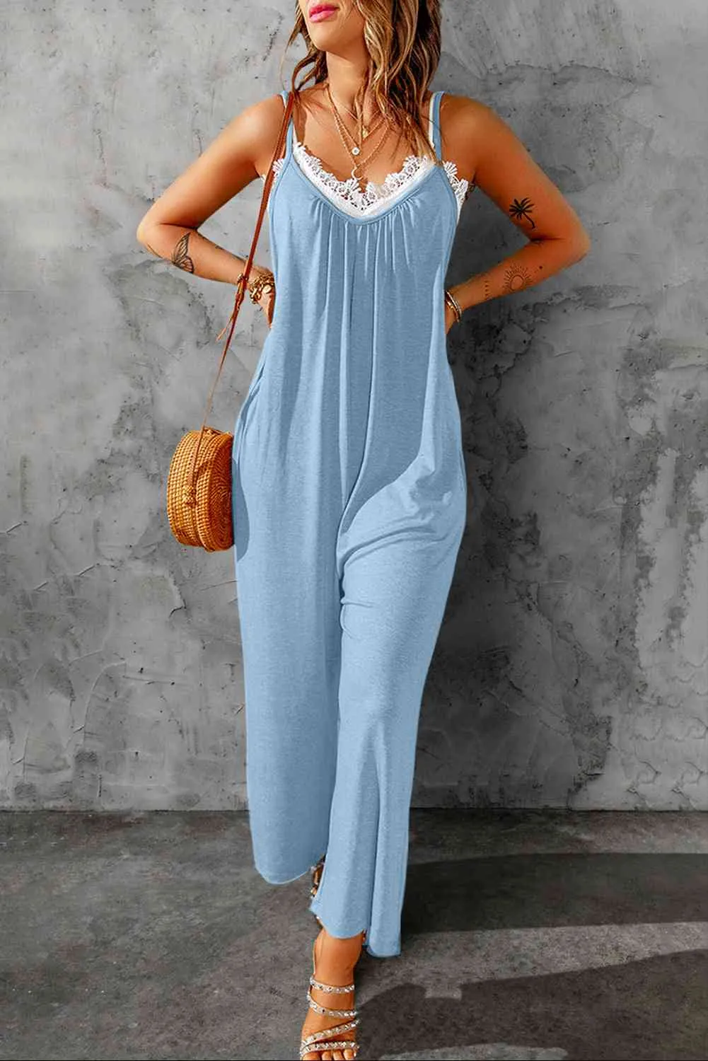 Everyday Ease Wide Leg Jumpsuit - many colors!