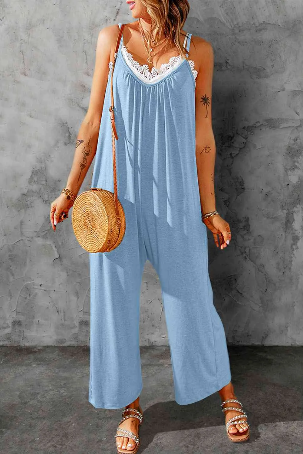 Everyday Ease Wide Leg Jumpsuit - many colors!