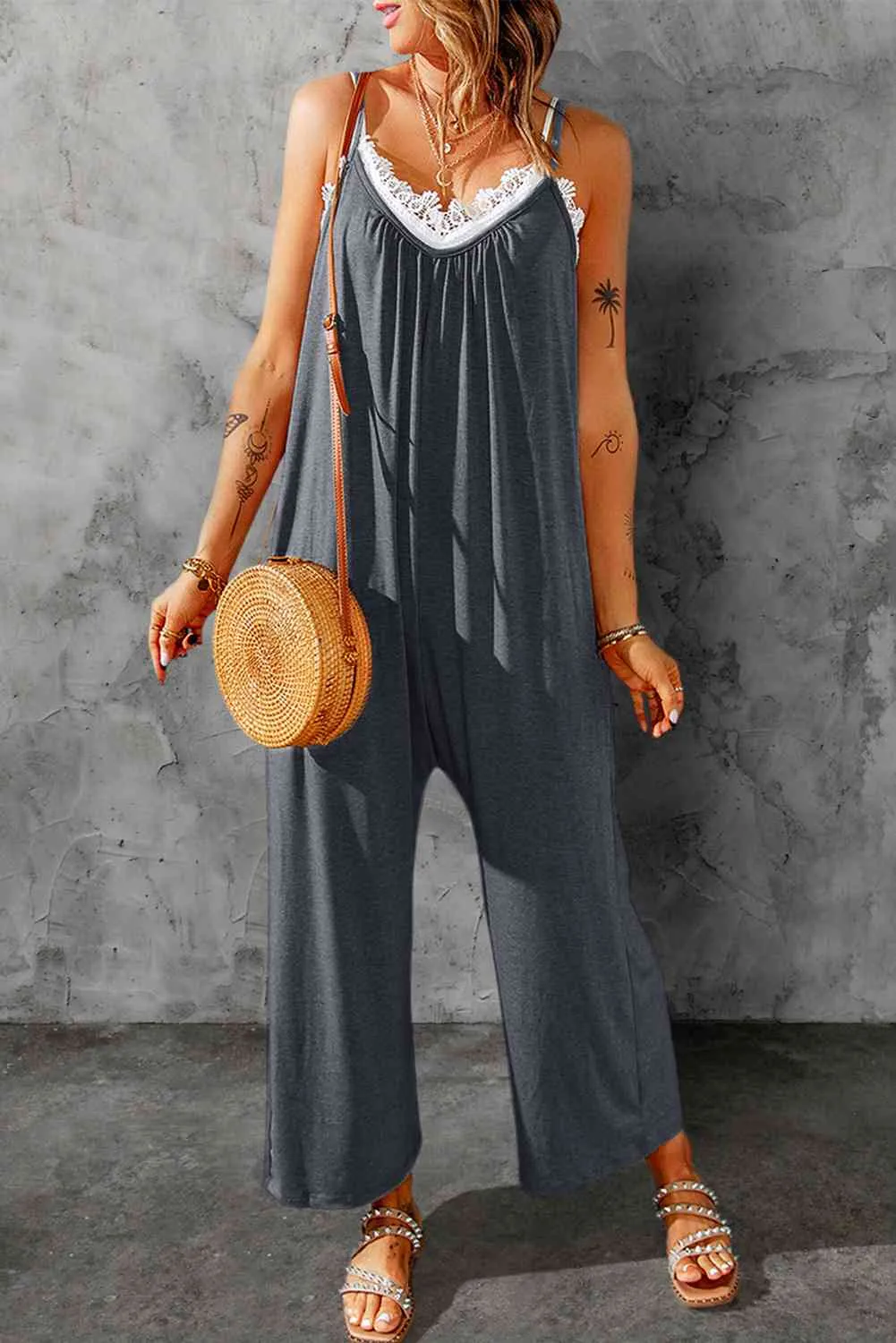 Everyday Ease Wide Leg Jumpsuit - many colors!