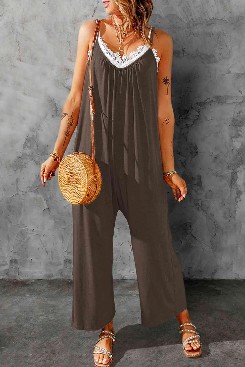 Everyday Ease Wide Leg Jumpsuit - many colors!