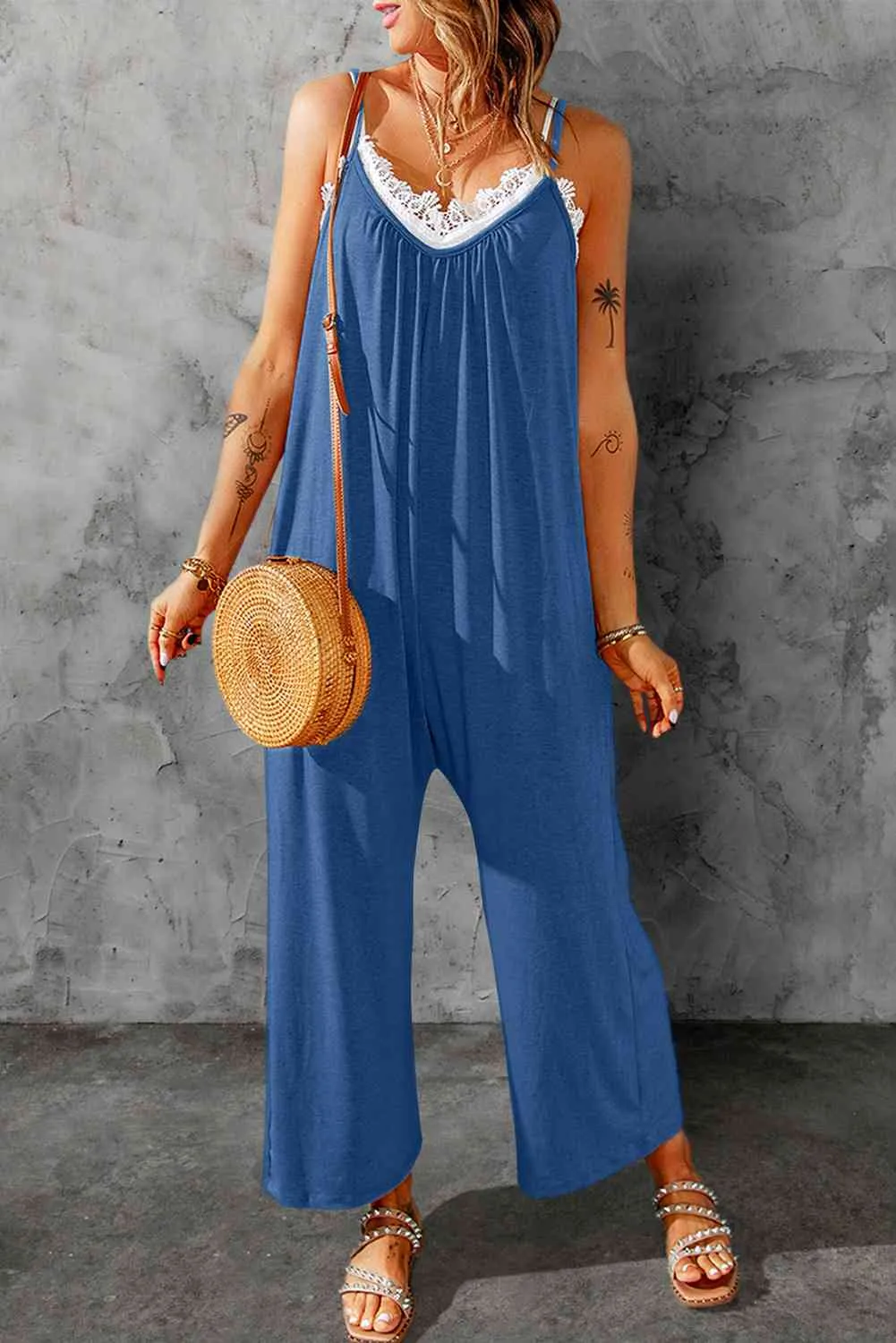 Everyday Ease Wide Leg Jumpsuit - many colors!