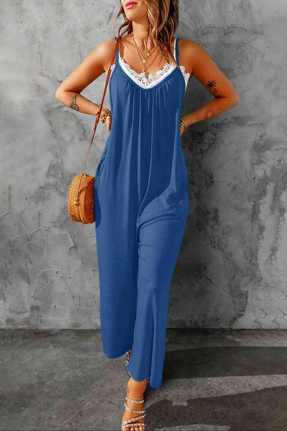 Everyday Ease Wide Leg Jumpsuit - many colors!