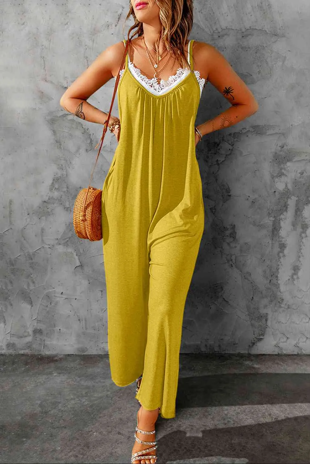 Everyday Ease Wide Leg Jumpsuit - many colors!