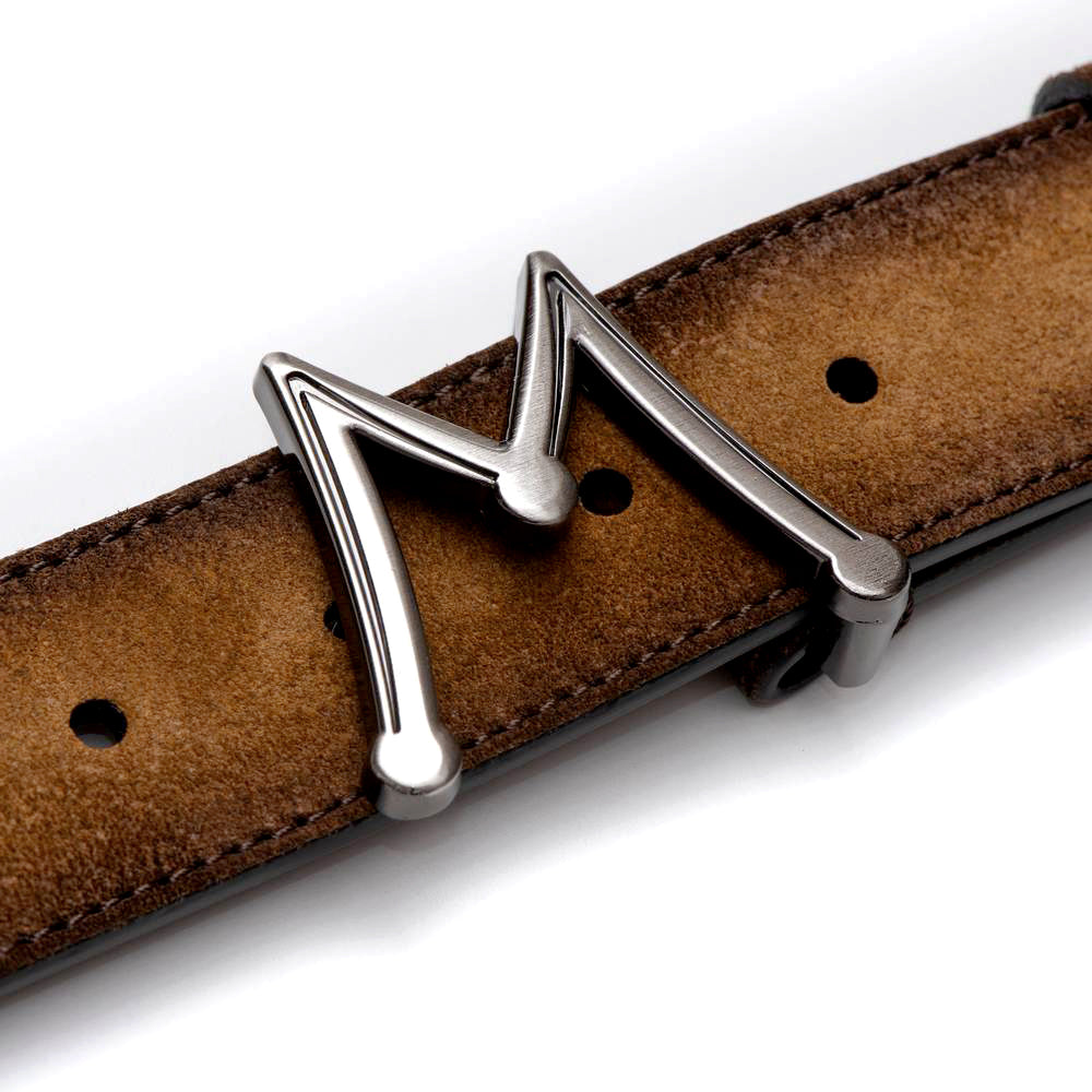 Floating Icon Suede Belt